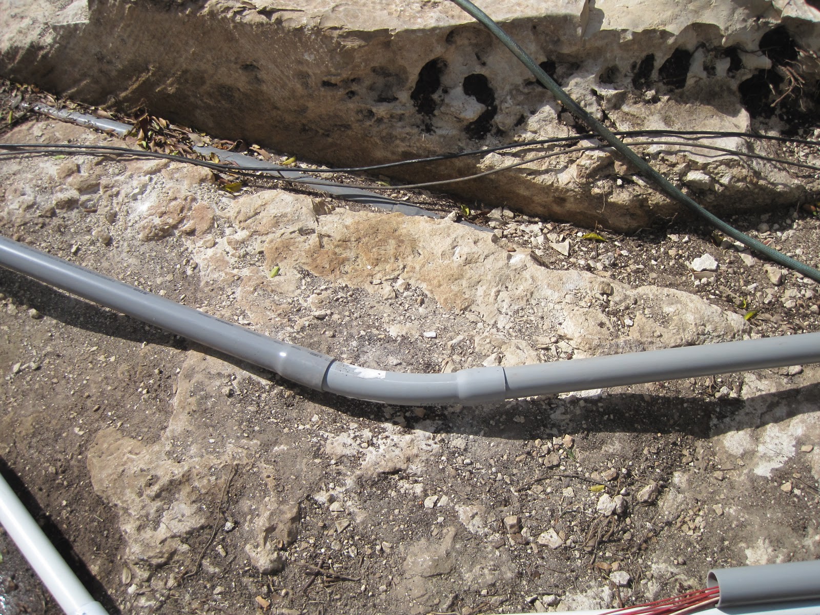 House Remodelling Underground Electrical Conduit