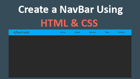 How to Create a navbar Using [HTML/CSS]