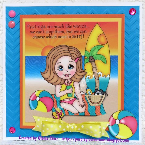 Featured Card at Pile It On Challenge - August 2015