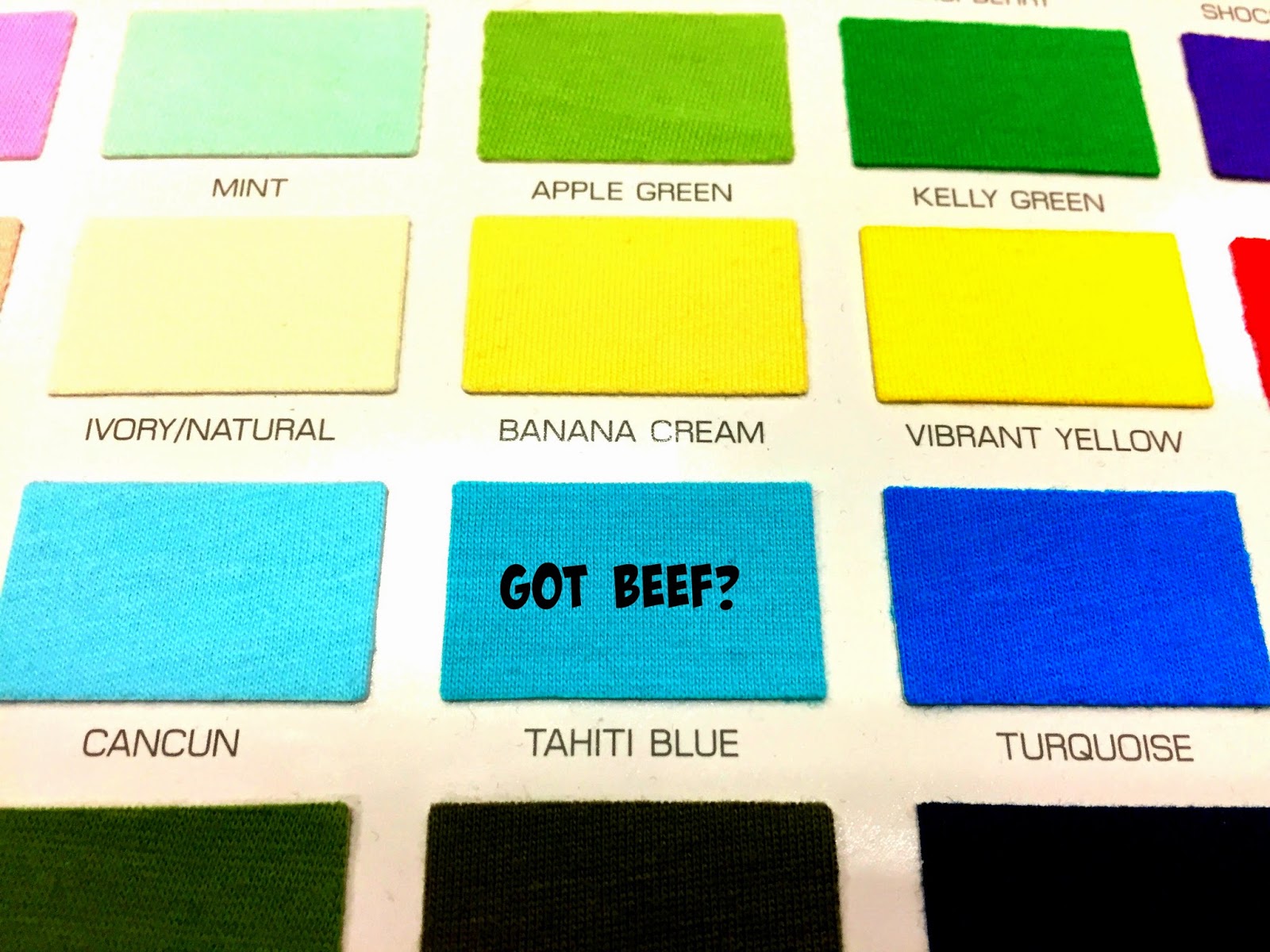 got beef swatches got beef swatches
