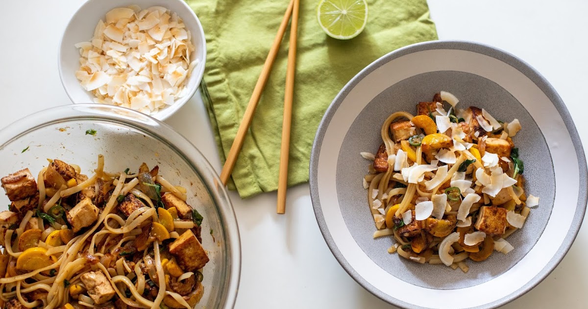 Tofu & Summer Squash Stir Fry