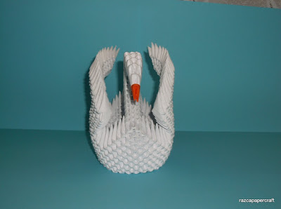 3D ORIGAMI SWAN 