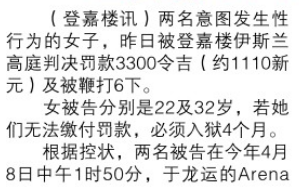 新聞剪輯 登嘉樓 圖發生性行為 2女罰1110元打6鞭13 08 18