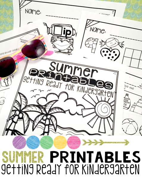 Summer Printables will help you child or students work on the skills and concepts desired at the beginning of kindergarten. Students will love the fun summer ELA and Math activities. This unit is perfect for summer school and summer themes in your kindergarten classroom.
