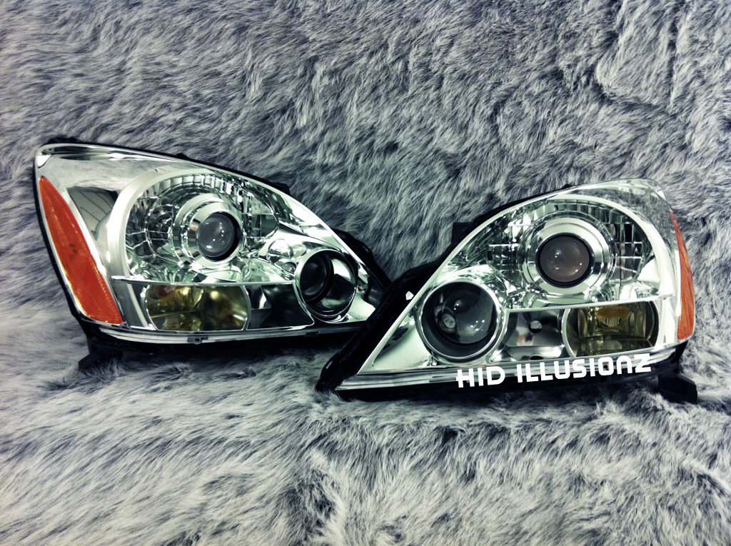 HID ILLUSIONZ Lexus GX470 SC430 Projector HID Retrofit Headlights