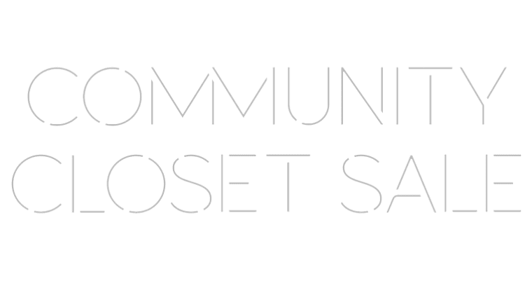 Community Closet Sale
