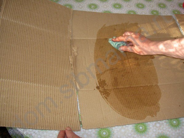 делители в ящик из ткани. делаем из двп своими руками. как выровнять картон. натяжка холста на подрамник. как выправить картон.