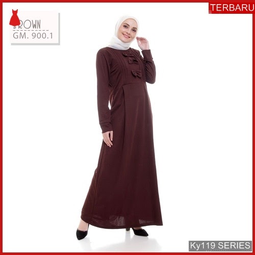 Ky119g57 Gamis Muslim Haniffa Murah Dress Bmgshop Terbaru