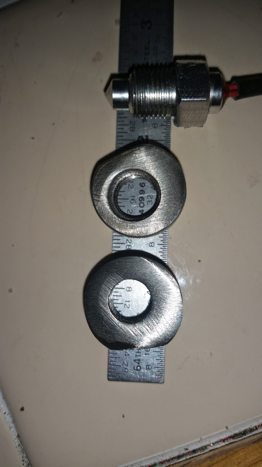 Shan's GTAW (TIG) Blog. Exhaust Temp Sensor Bung Project Start