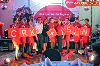 Air Asia Philippines Clark to Singapore, CRK to SIN, inaugural flight, Clark International Airport, DMIA, Maan Hontiveros, Freddy Herrera, Singapore Tourism