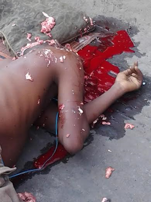 4 Graphic Photos: Fuel Truck crushes the head of a man sleeping under it