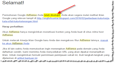 iklan adsense blank