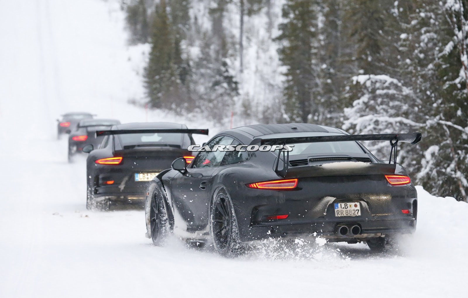 Where Are Nissans Made >> New Porsche 911 GT3 RS Spied Dancing in the Snow | Carscoops Where Are Nissans Made >> New Porsche 911 GT3 RS Spied Dancing in the Snow | Carscoops