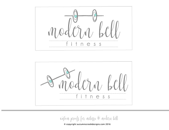 autumns creek designs custom fitness logo personal trainer logo