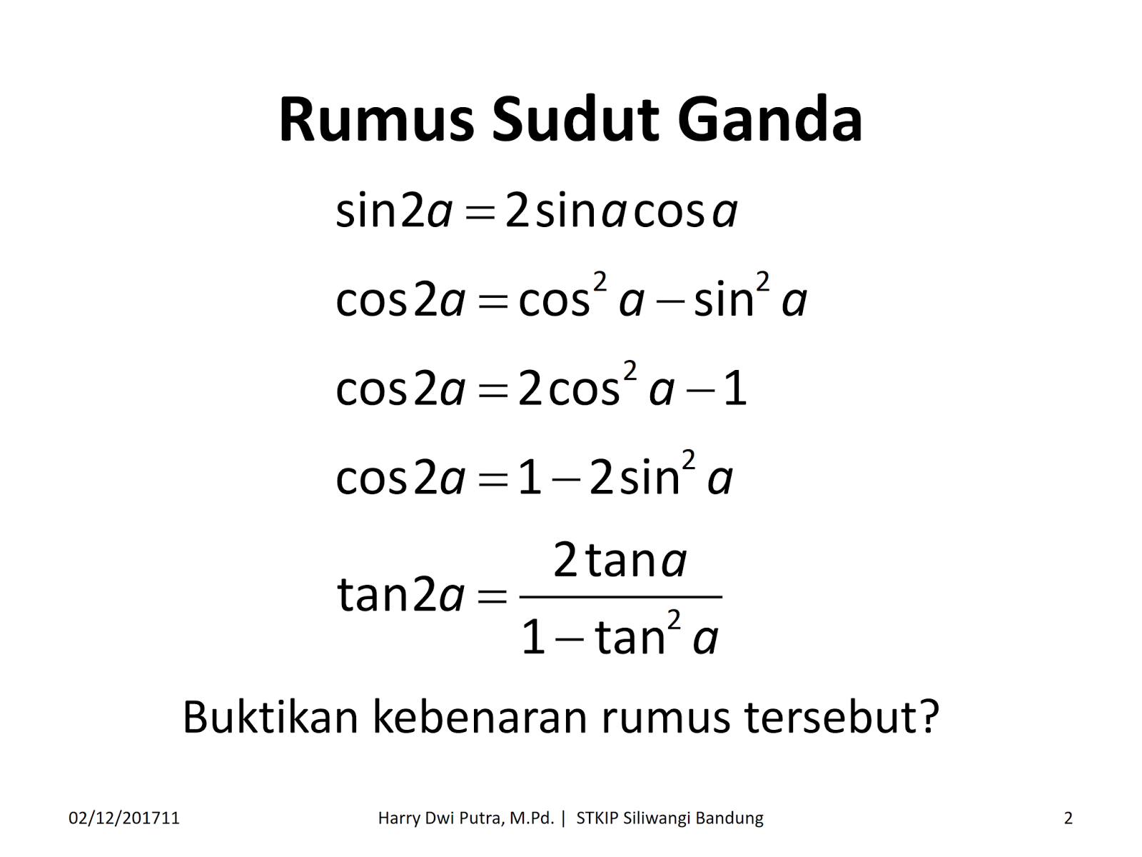 Yuk Mojok! Contoh Soal Identitas Trigonometri Sudut