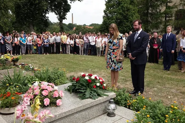 Hereditary Grand Duke Guillaume and Hereditary Grand Duchess Stéphanie visited the town of Lubiąż