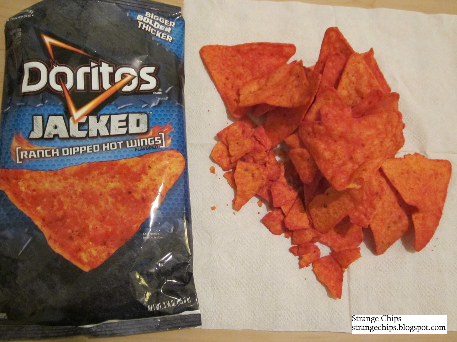 Strange Chips Doritos Jacked Ranch Dipped Hot Wings