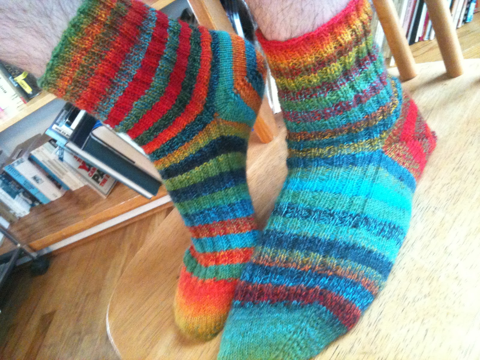 Knit Better Socks: Using Slow-Striping Yarns