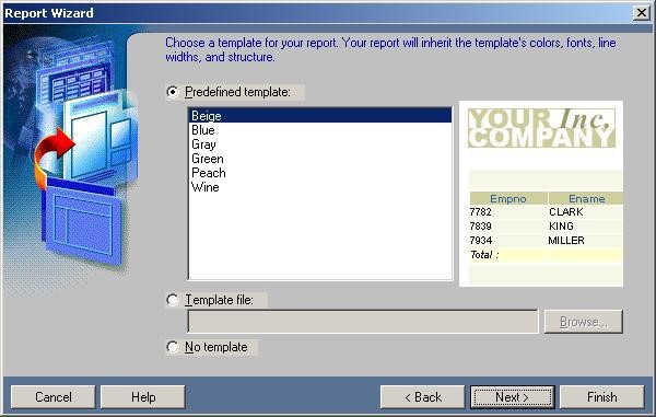 use the label wizard to create a report use the label wizard to create a report
