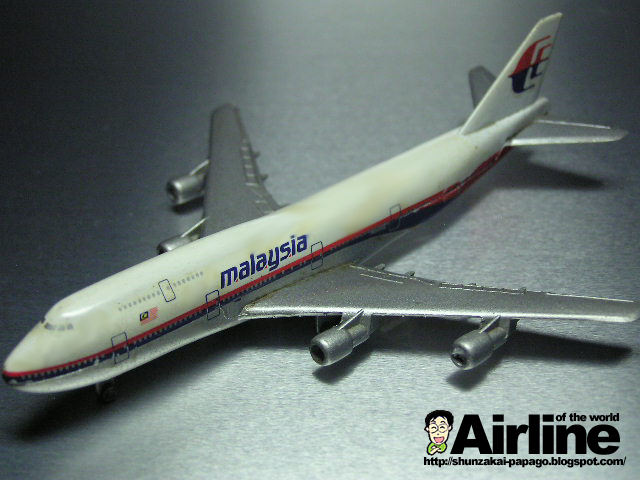 台灣飛行鐵道樂活誌 Shunzakai Papapgo Air Malaysia Airlines 馬來西亞航空boeing 747 3h6m 1 600 Model