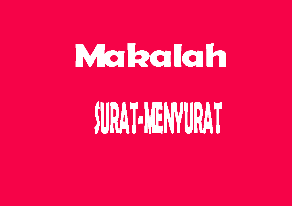 SURAT-MENYURAT - Sumber Soal