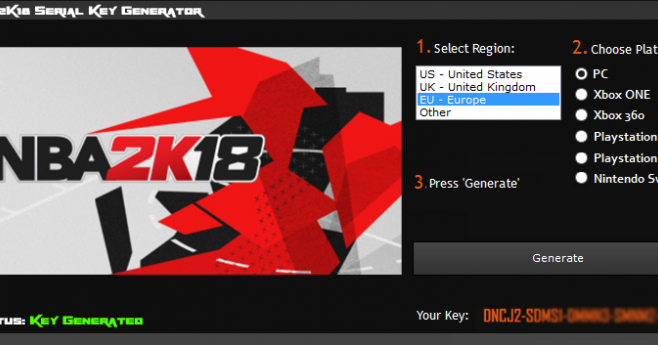Nba 2k18 Serial Key Generator No Survey