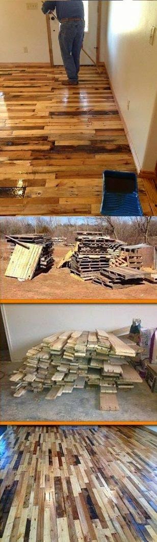 Cool Ideas and Stuff: Old wood repurposed