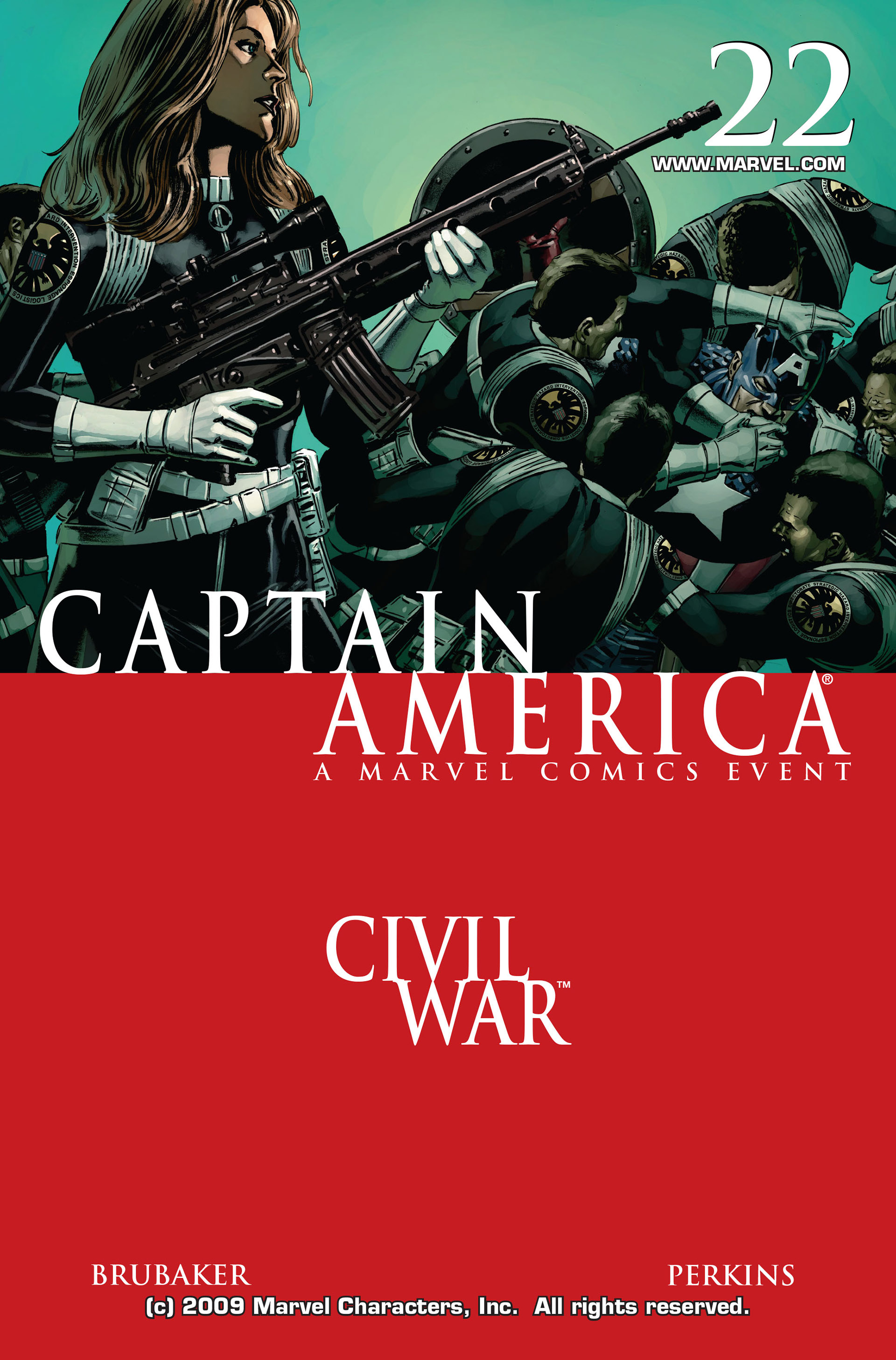 Read online Captain America (2005) comic -  Issue #22 - 1