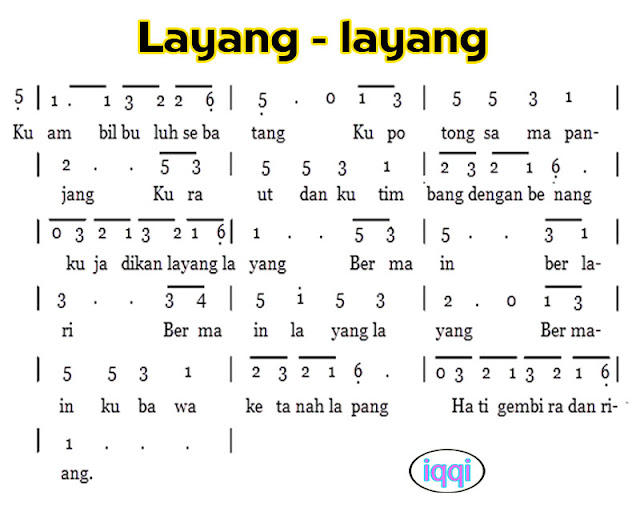 iki: Layang-layang - ( cipt : pak kasur )