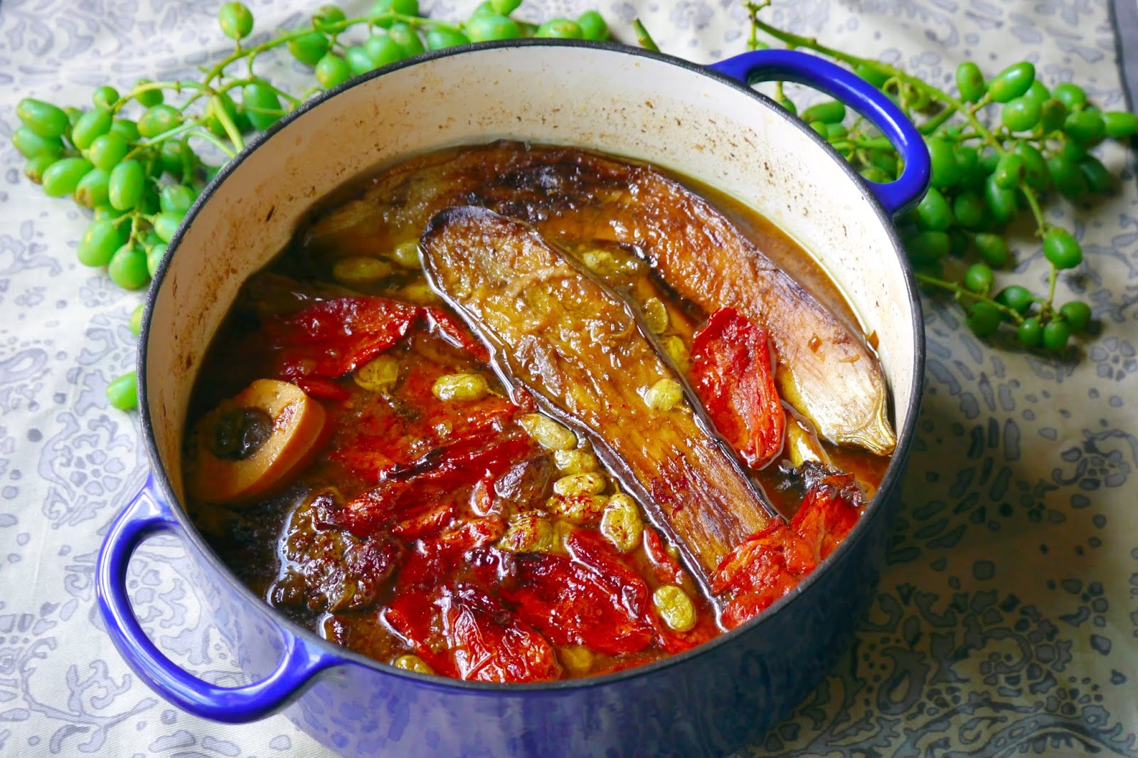 Khoresh Bademjan; Persian eggplant stew