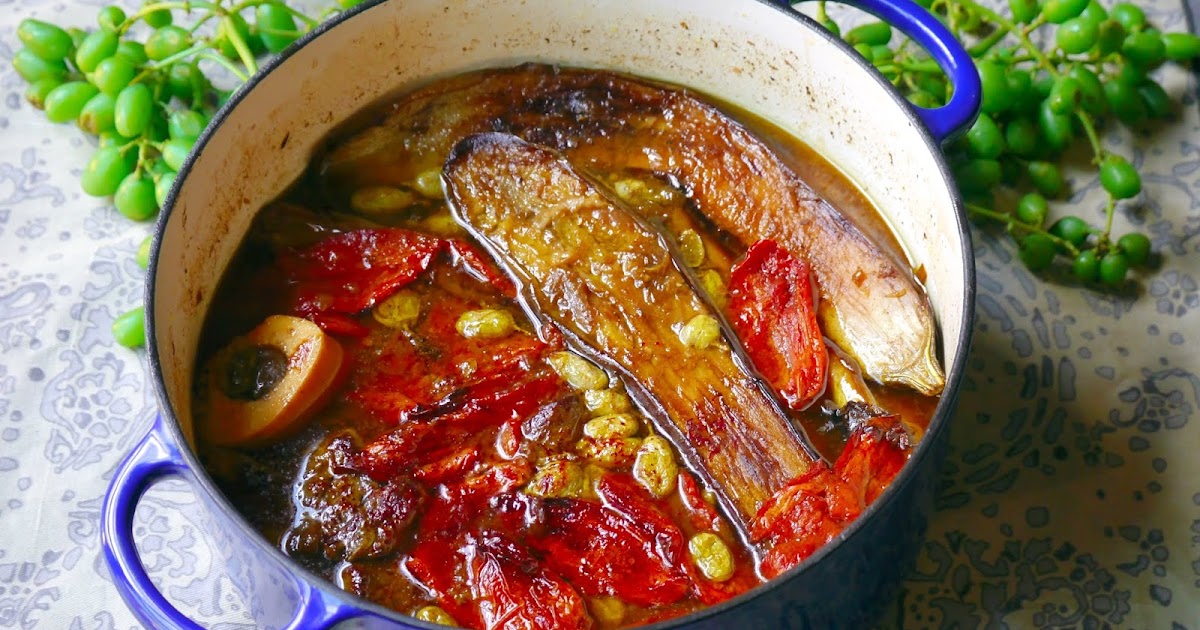 Khoresh Bademjan; Persian eggplant stew