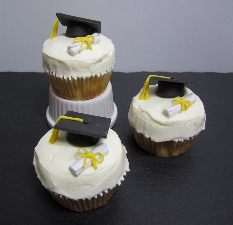 DIY/Tutorial Doktorhut-Cupcakes