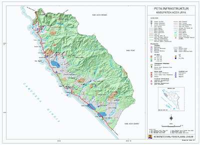 Peta Kota: Peta Kabupaten Aceh Jaya