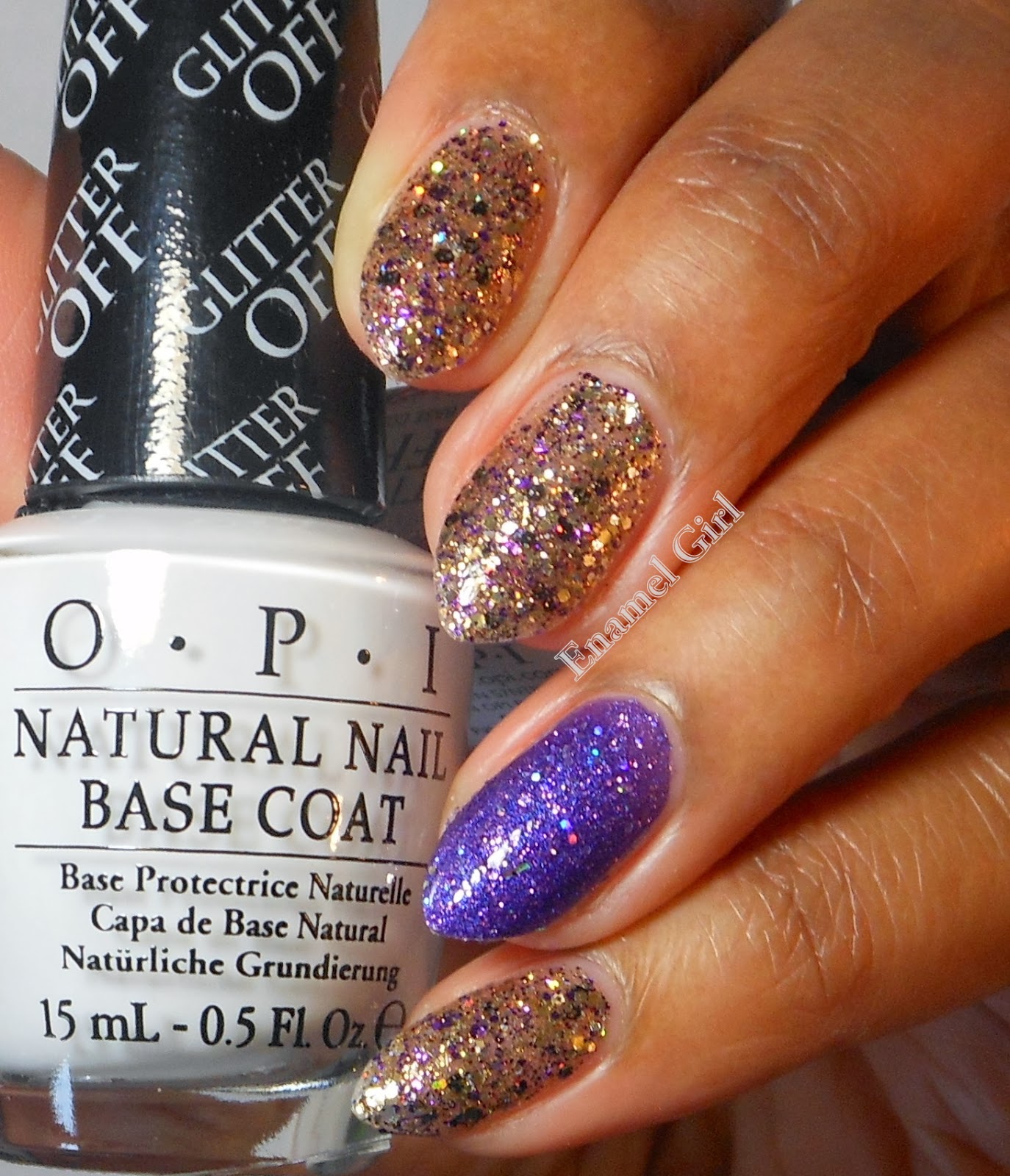 Enamel Girl OPI Glitter Off Natural Nail Peel Off (Peelable) Base Coat Review