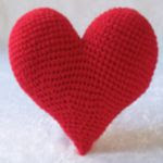 patron gratis corazon amigurumi | free pattern amigurumi heart