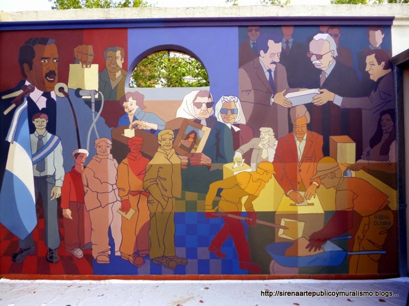 Mural concejo deliberante de Maipù