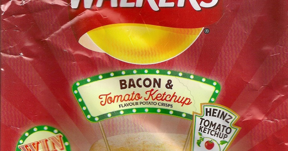 Cheeseburger Crisps & Other Stories Walkers Bacon & Tomato Ketchup