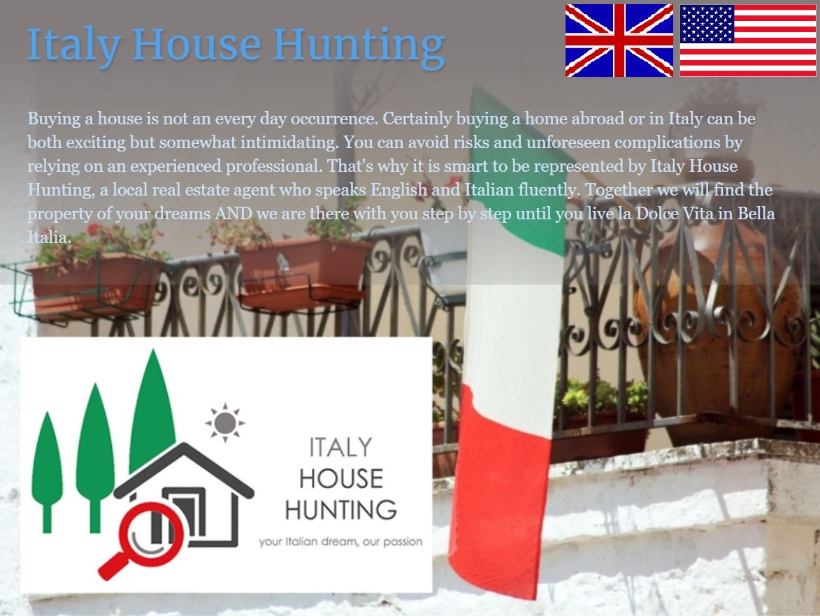 Italy House Hunting in English