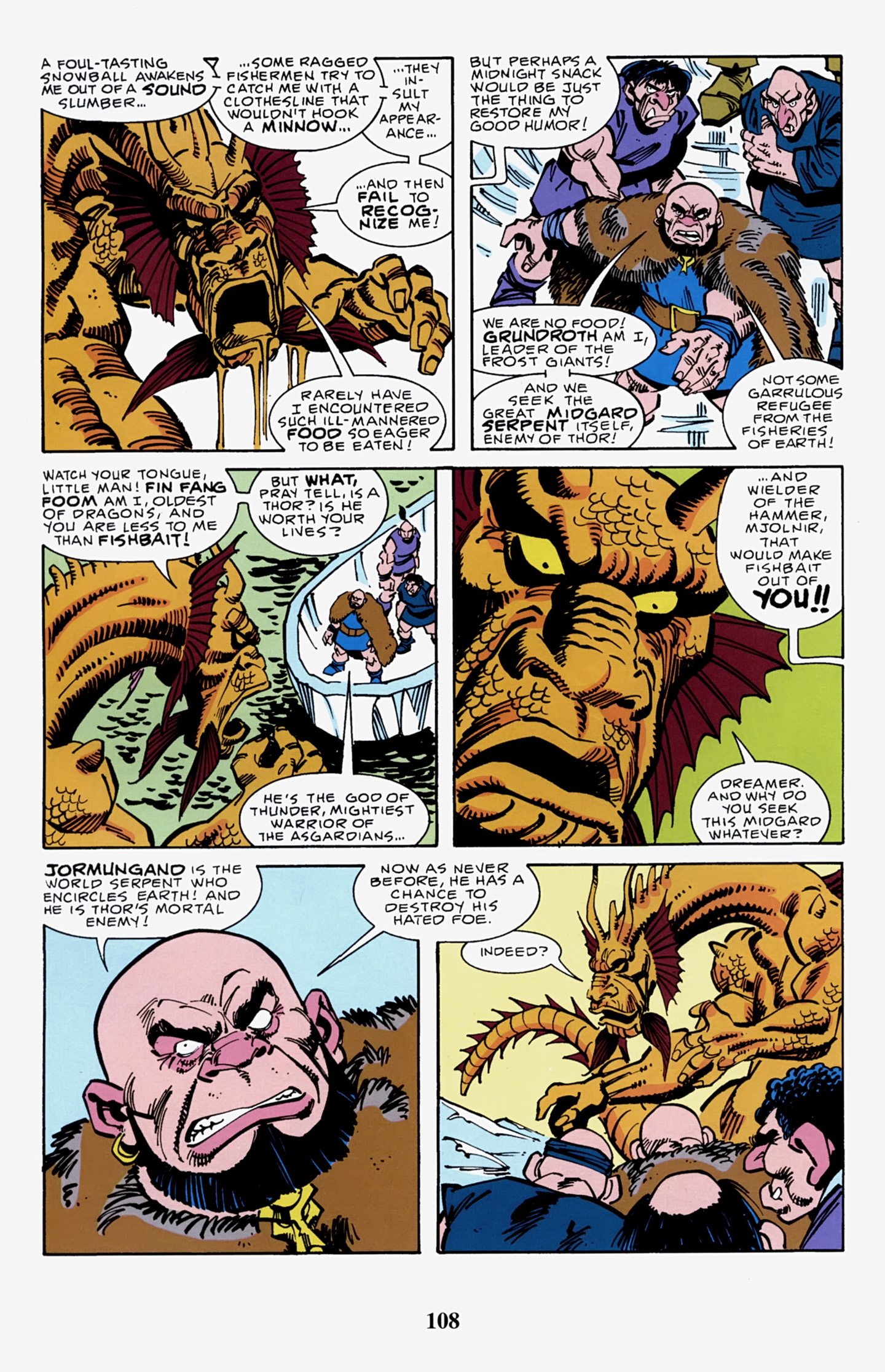 Read online Thor Visionaries: Walter Simonson comic -  Issue # TPB 5 - 110