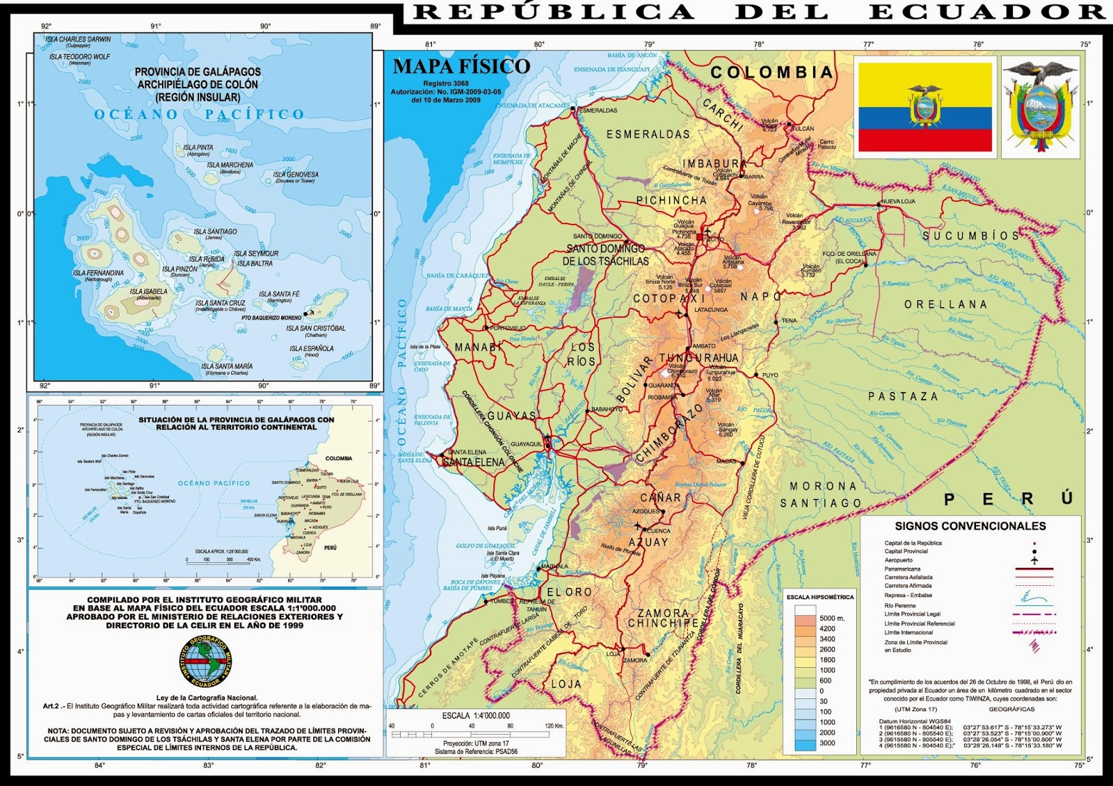 Mapa Politico del Ecuador mapa de ecuador