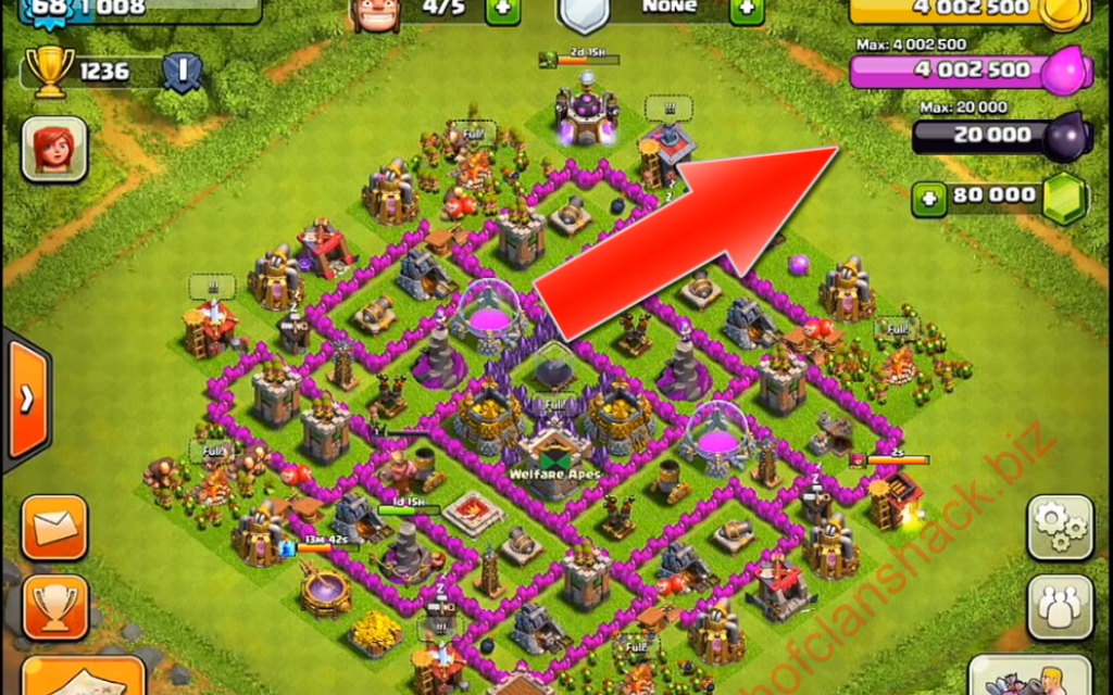 Clash of clans mod aptoide