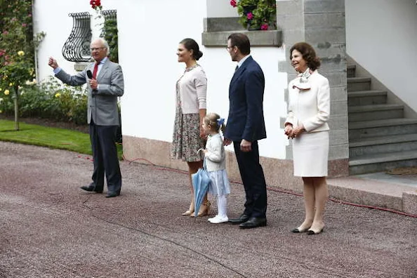 King Carl Gustaf and Queen Silvia, Crown Princess and Prince Daniel  and Princess Estelle