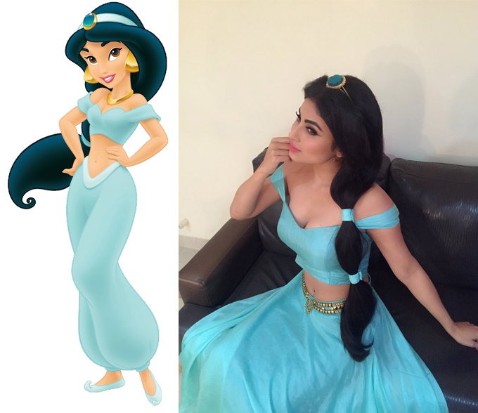 Naagin Actress Mouni Roy Turns Disney Princess - N-Series