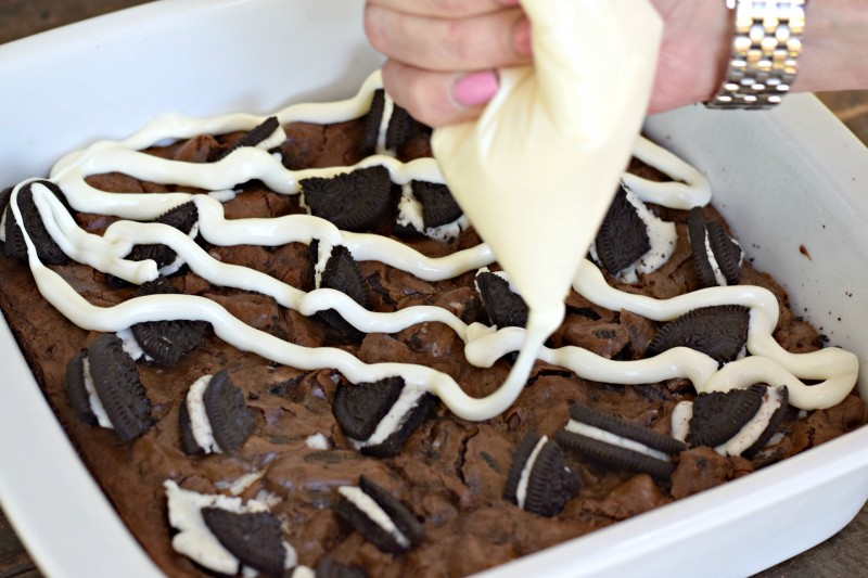cara membuat brownies kukus oreo mudah