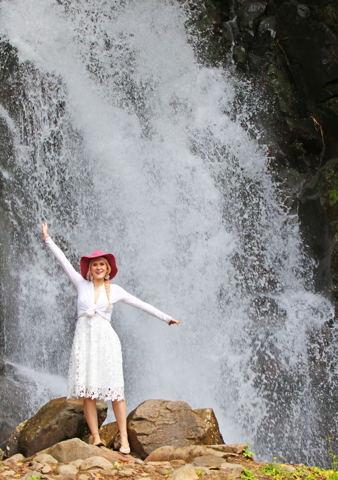Beautiful waterfall in Boquete, Chiriqui
