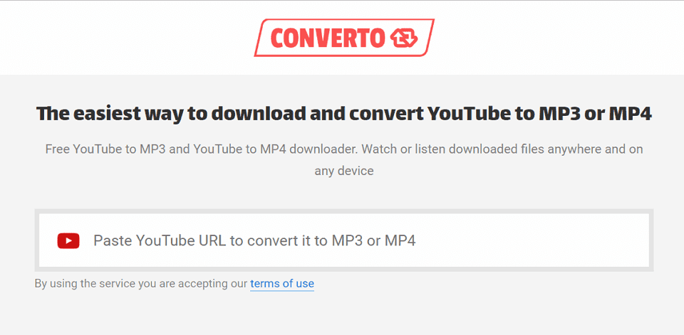 Converto.io 下載YouTube可儲存MP3、MP4