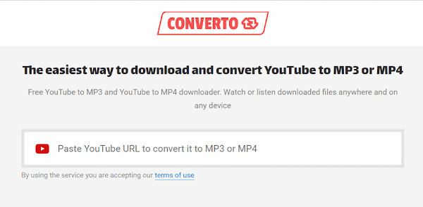 Converto.io 下載YouTube可儲存MP3、MP4