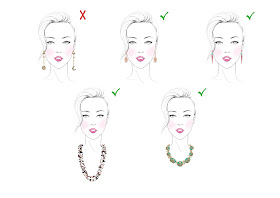 Подбор украшений к овальному лицу