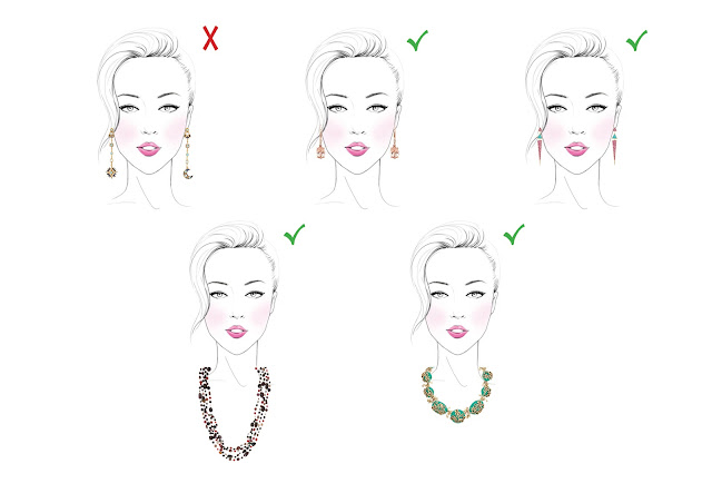 Подбор украшений к овальному лицу