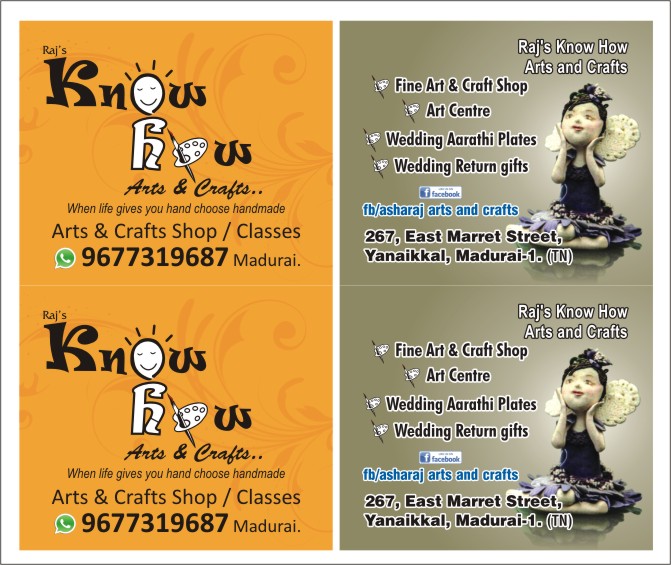 Art and Craft Shop in Madurai Our Shop